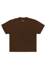 Camiseta Básica Oversized Marrom