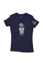 Camiseta Feminina Não Deixe Rastros Marinho