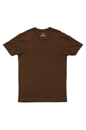 Camiseta Masculina Básica Marrom